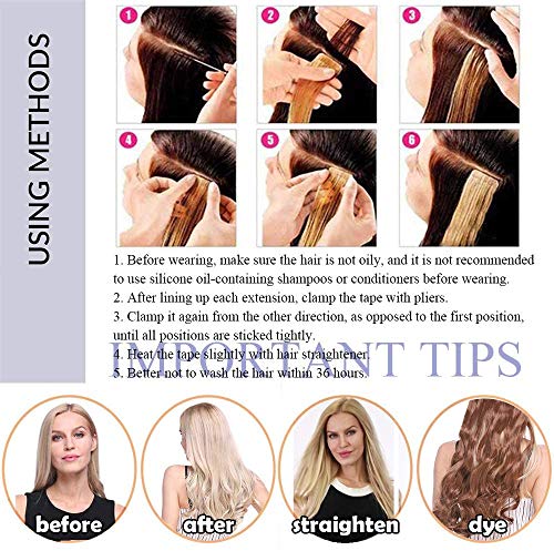 Elailite Extension Biadesivo Capelli Veri Adesive