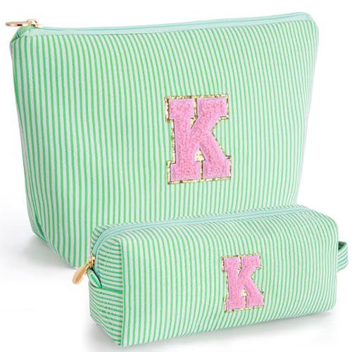 Btffitting Gifts for Teen Girls Women - Birthday Gifts for 10 11 12 13 14 15 16 17 18 Years Old Girl,Makeup Bag Cosmetic Bag,Teacher Gift Trendy Stuff Toiletry Bag - Green,K