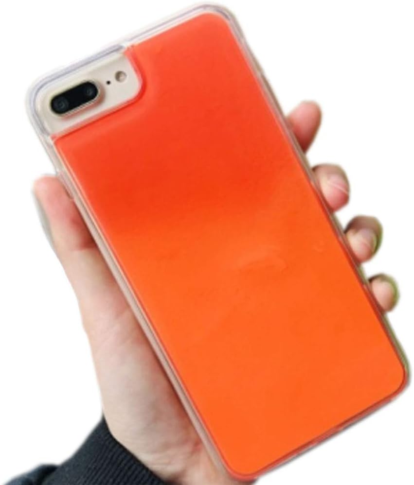 SGVAHY iPhone 11 Case Soft TPU Fluorescent iPhone 11 Cases Covers iPhone Case Glows Liquid Drop Resistant Phone Case Shockproof Cover Hard Protective Case for Womens Mens Boys Girls Neon Green