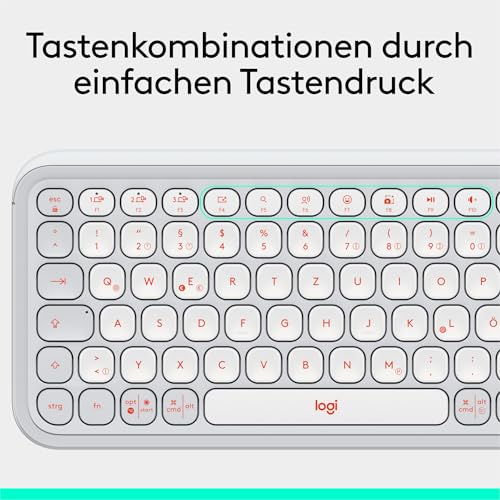 Logitech POP ICON KEYS kabellose Tastatur
