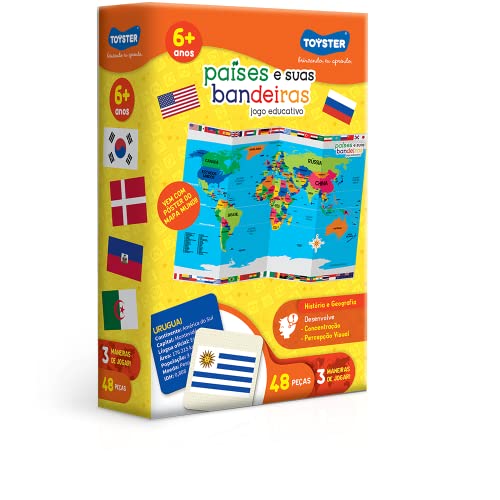 Toyster - Jogo Educativo: Países e suas Bandeiras