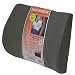 Bodyline Back Huggar, The Original Lumbar Cushion, Secretary Size with strap (13" x 14"), Gray