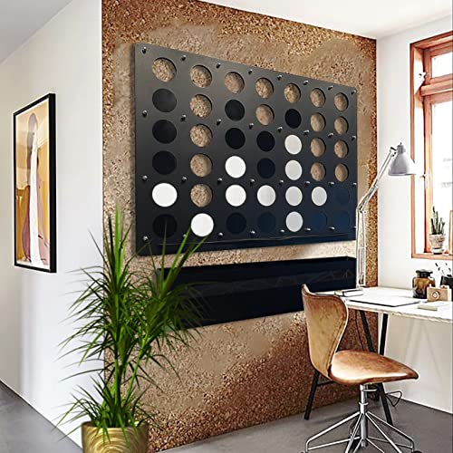 Tubibu Gran juego de pared, tablero gigante, conveniente para jugar, regalo extraordinario, decoración de pared, arte de pared (XL) (enorme conecta cuatro) Cover