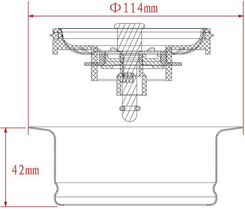 Miniatura 5 de Talea Eliminador de residuos de cocina, trituradora de residuos de cocina de Ø11.4CM, eliminación de basura de alimentos XK151C004