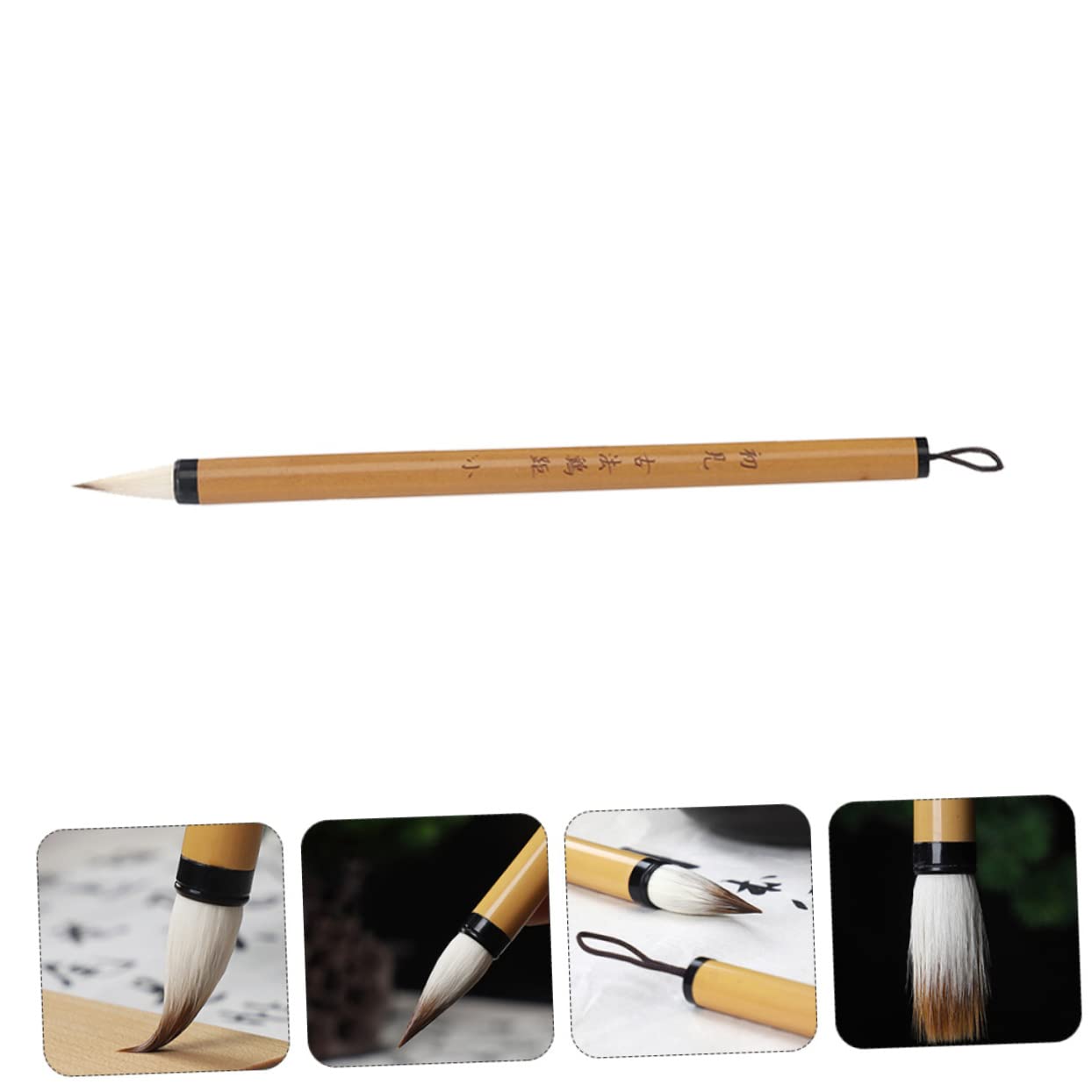 10 Stück Sumi Kalligrafie-Pinsel Set Für Anfänger – Chinesische Schreibpinsel Für Aquarell, Zeichnen & Schreibübungen