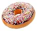 LivebyCare Doughnut Donut Plush Play Doll Filling Toy Stuffed Throw Pillow Stuffing Seat Chair Back Cushion for Teen Boy Girl Classroom Bedroom Playroom