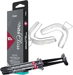 Kit 2 Clareador Dental Caseiro Moldeira White Class 10% FGM