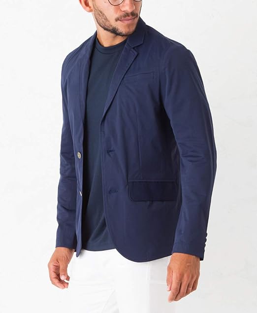 Amazon テーラードジャケット メンズ ネイビー 紺 シームレス アウトドアスーツ アウトドアジャケット 透湿防水 コート ジャケット 通販