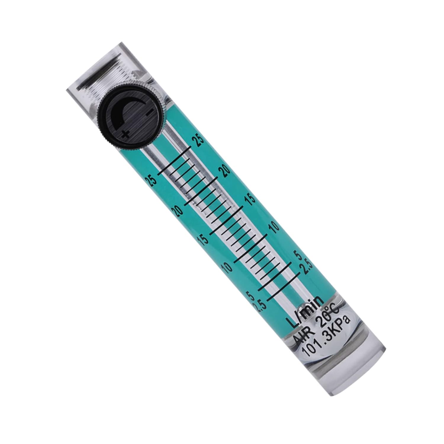 Set of 2 Gas Flow Meter, Air Flow Meter, Light Transparent Portable