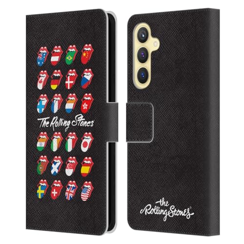 Carcasa Samsung Galaxy S23 FE 5G The Rolling Stones antiarañazos con tapa tipo billetera