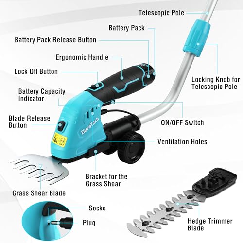 Duratech 105134 Cordless Grass Shear & Shrubbery Trimmer thumb #6