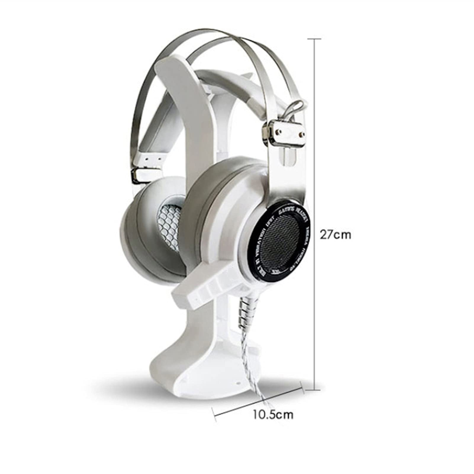Supporto per Cuffie, Gancio per Auricolari, Barra di Supporto in Alluminio per Cuffie da scrivania, Display per Gaming, Tutti i Tipi compatibili