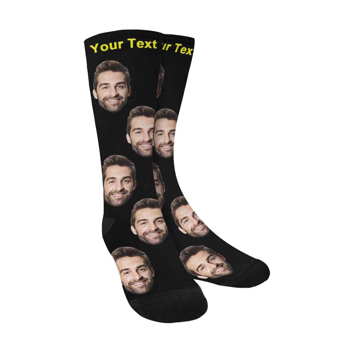 MyPupSocks Custom Face Socks with Hearts