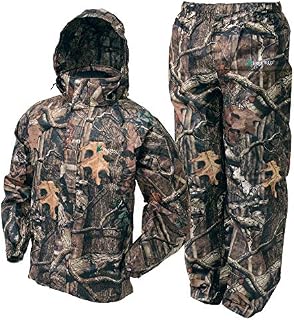 FROGG TOGGS Men's Classic All-Sport Waterproof Breathable Rain Suit, Mossy Oaks Infinity, Large