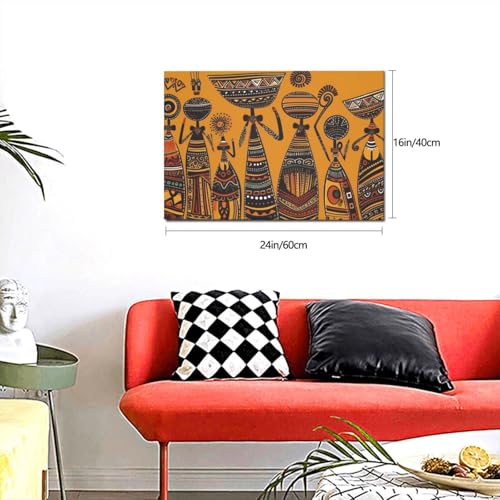 Toile culture africaine creative impression HD de qualite premium - 3