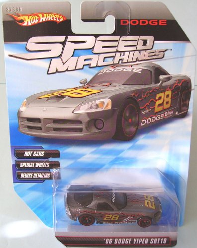 Hot Wheels Speed Machines Dodge Viper SRT10 2006 Plateado Escala 1:64
