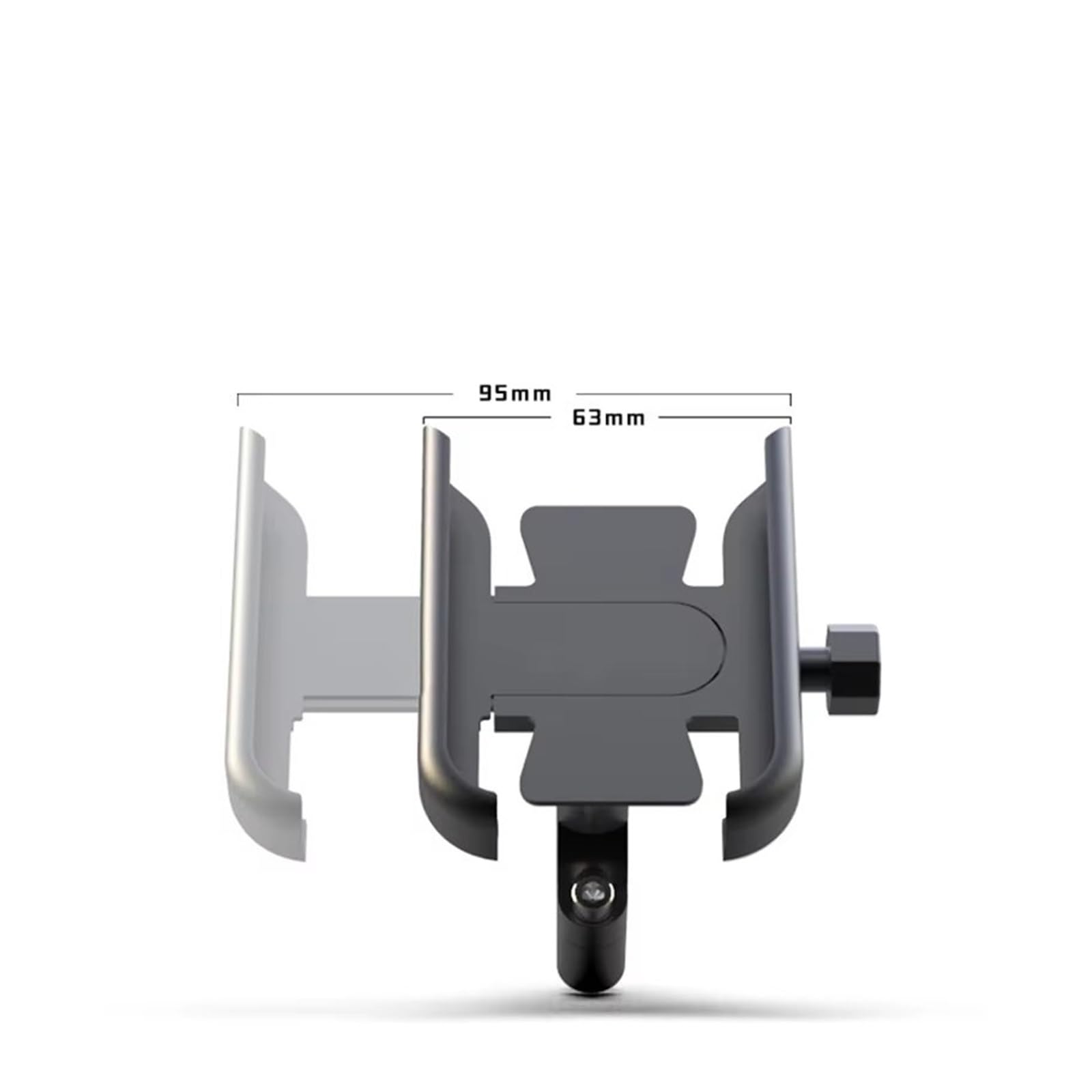 Supporto per navigatore GPS Supporto Telefono Bici Moto Smartphone 4-7 Pollici GPS 20-30mm Supporto Manubrio