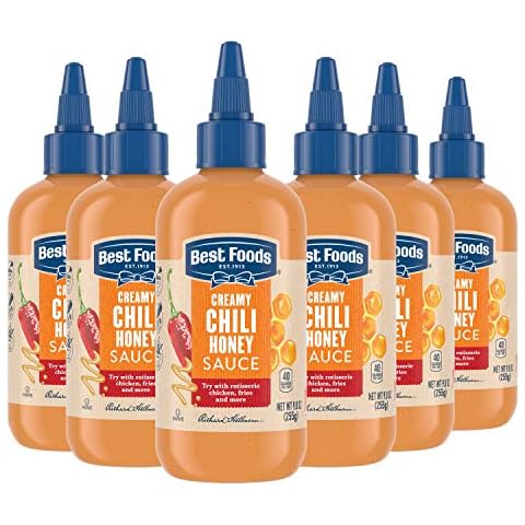 Best Foods Sauce For A Delicious Condiment, Dip and Dressing Creamy Chili Honey Gluten Free, Dairy Free, No Artificial Flavors, No High-Fructose Corn Syrup 9 oz, Pack of 6 Cover