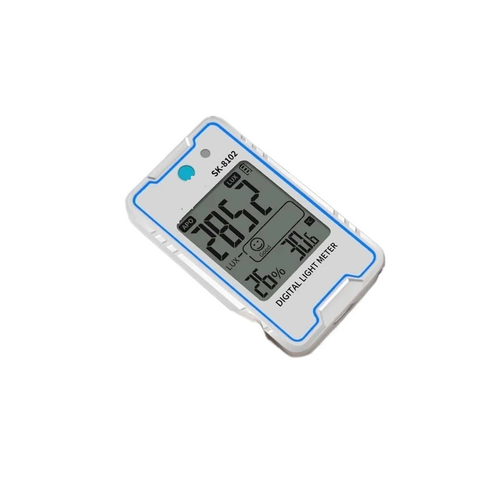 Luxómetro, Mini iluminómetro Digital SK8102 luxómetro Digital profesional 999900Lux 92890FC medidor de Lux de luz estroboscópica(SK-8102)