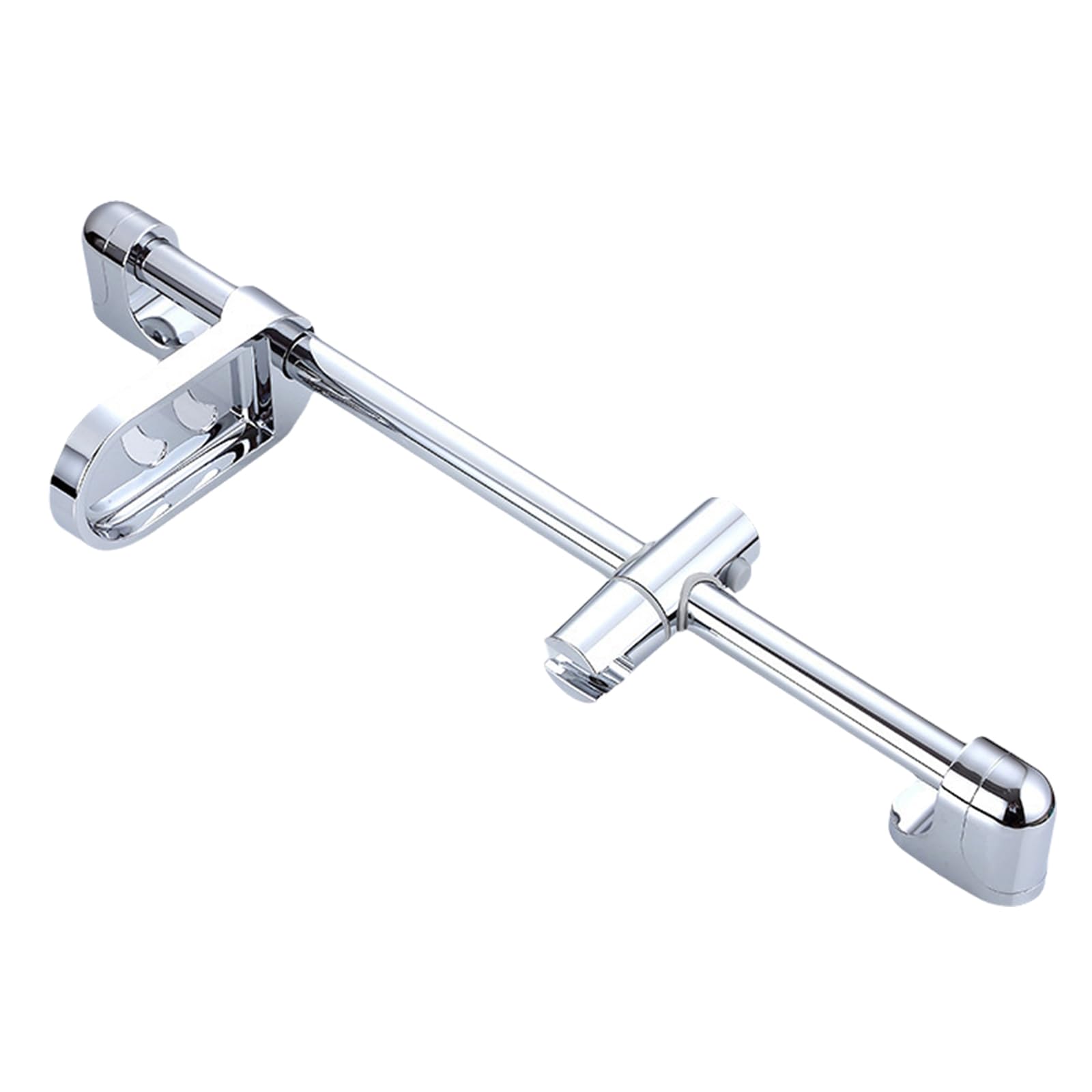Msioytog Multicolor Not Drill Adjustable Shower Head Holder Steel Handheld Shower Brackets Heights Adjustable Holder For Slide Handle Head
