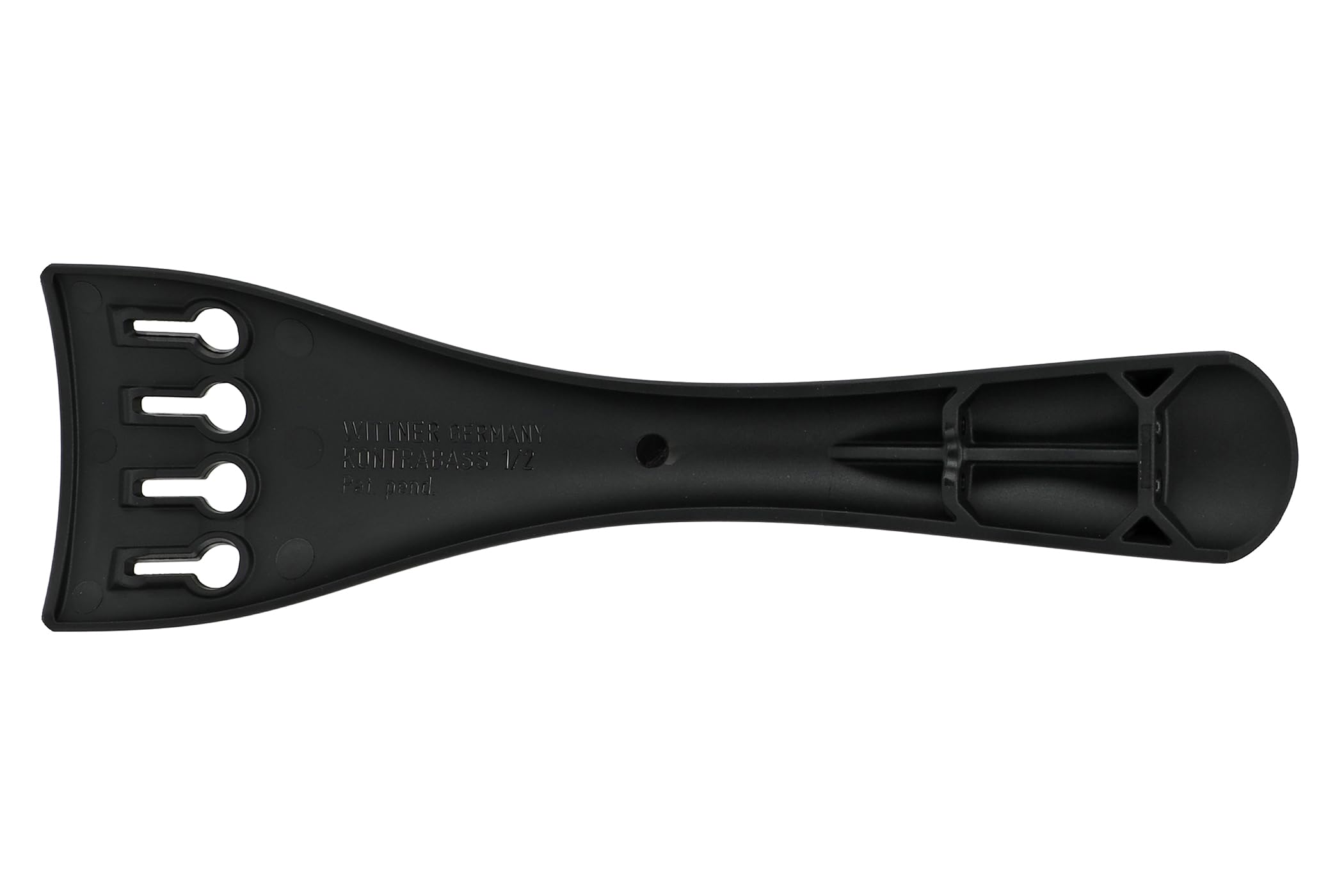 Wittner 265231 Cordal Contrabajo Ultra 1/2 - plástico de alta tecnología - ultraligero - forma de tulipán - sin cordón - negro