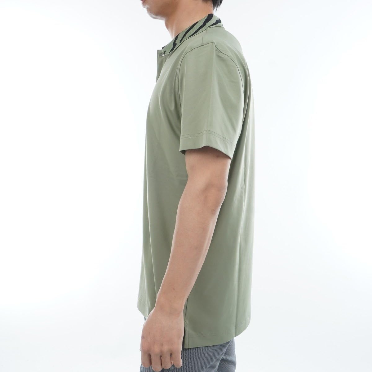 J.リンドバーグ J.LINDEBERG 半袖シャツ・ポロシャツ ストレッチ スムースピケ 半袖ポロシャツ モスグリーン 025 4