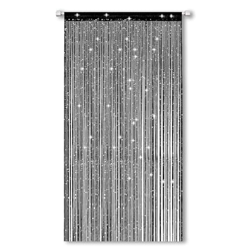 ElevaPulse Fadenvorhang Fliegenvorhang Tür 100x200cm Insektenschutz für...