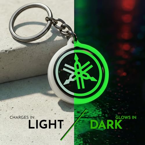 Image of Mi Glow Store Glow in Dark Keychain for Bike Men | Gift for Man | Bike Accessories | Charges in Light Glows in Dark | Key chain for Bike