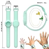 ARTCHE kids Watch Wristband for Apple Airtag, Silicone Bracelet Band Compatible with Apple Air Tag 2021, 2 Pack Soft Personalised Watch Strap for Toddler Children Elders, with Protective Holder - Image 4
