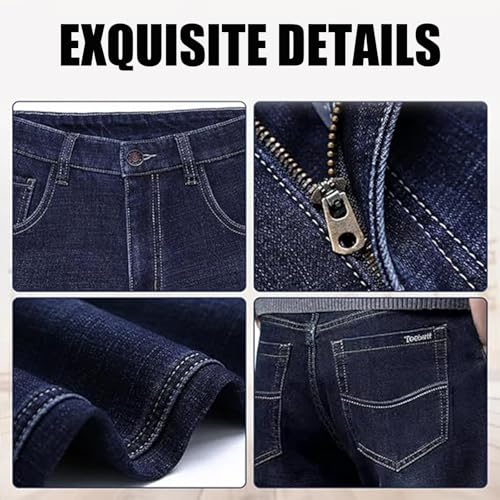 Steelstitch - Men's High Durability Work Jeans, Straight Leg Baggy Denim Pants, High Waisted Jeans4