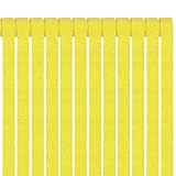 Yellow Crepe Paper Streamers 1.8 Inch Widening 6 Rolls Yellow Party Streamer for Various Birthday We