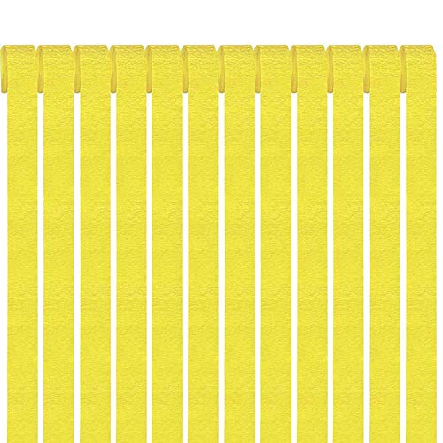 Yellow Crepe Paper Streamers 1.8 Inch Widening 6 Rolls Yellow Party Streamer For Various Birthday Wedding Festival Party Decorations,A Roll Of 82Ft Per Volume #TOP15