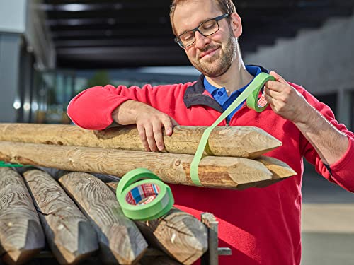 tesa Allzweck Putzband 4621 Gewebe - Gewebeband für Putz- und Malerarbeiten im Innen- und Außenbereich - zum Abkleben und Abdecken - hellgrün - 36 x 50 m x 50 mm | 36er Pack