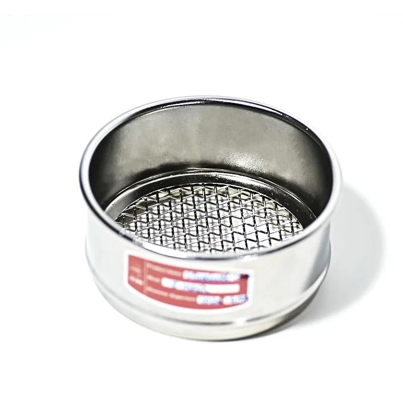 Setaccio standard for test di laboratorio - Diametro 10 cm, maglia in acciaio inossidabile 304 SUS, maglia 4-10 for campionamento e ispezione(6 mesh)