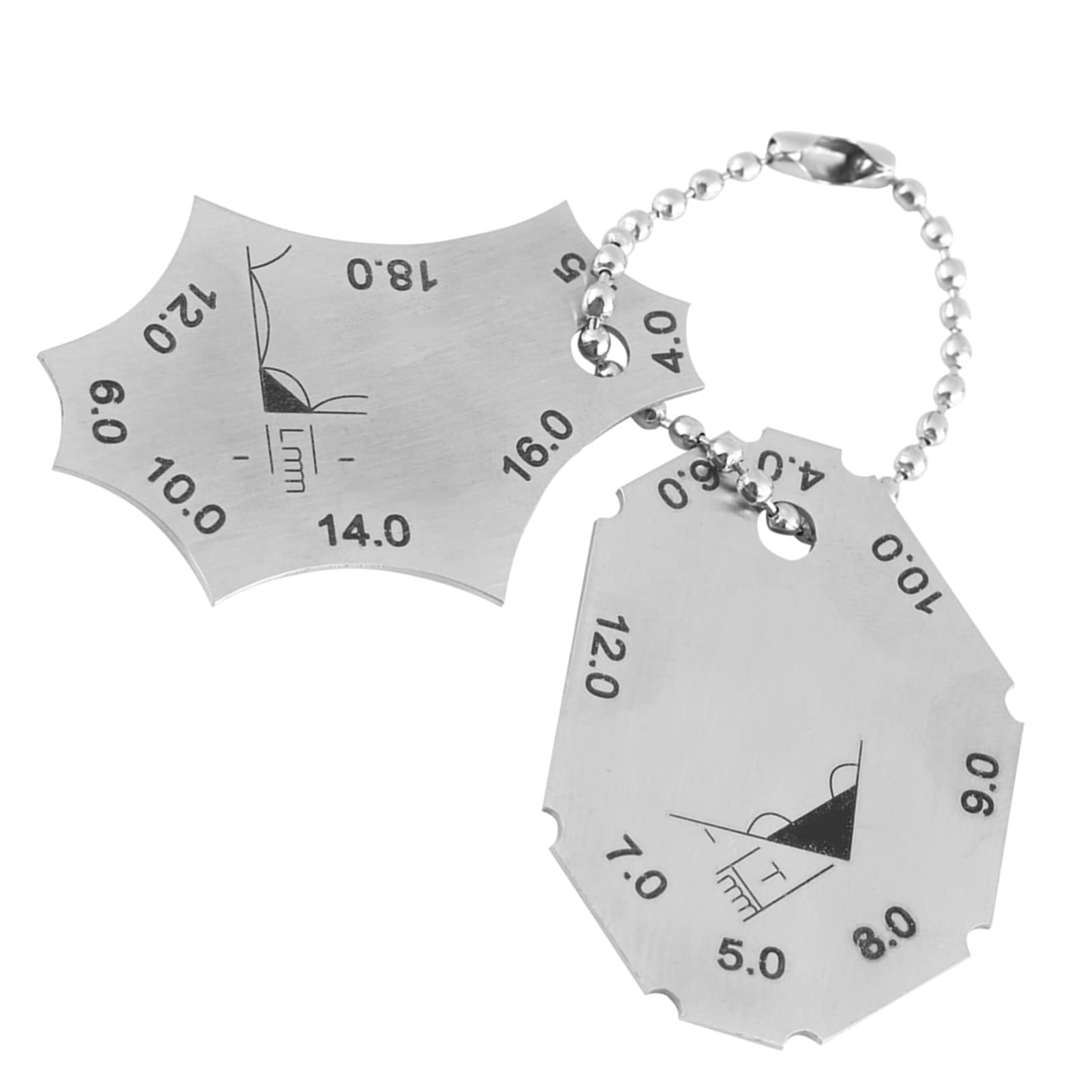 Set di Calibri per Saldatura d'angolo, Calibro di Saldatura, Wel, Calibri a Nonio, Calibro per Saldatura d'angolo, Giunto a T, profondità della Gola, Misuratore di Lunghezza