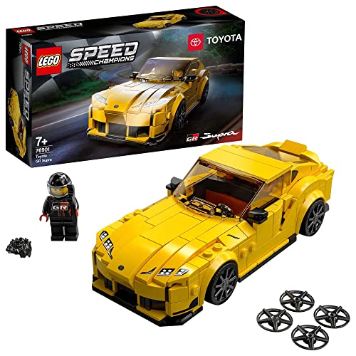 Image of LEGO Speed Champions Toyota GR Supra 76901 Building Kit+Speed Champions McLaren Elva 76902 Building Kit-(Set of 2Toys)