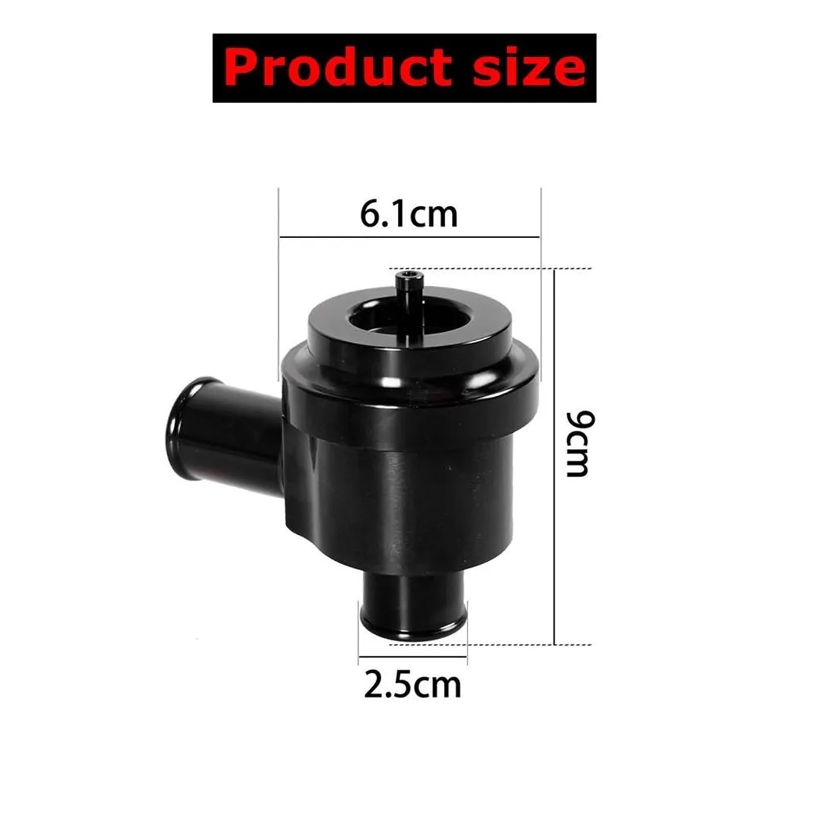 Dump Valve,Valve Echappement Soupape de dérivation Turbo Utilisation adaptée pour Audi TT Quattro 00-06, soupape de décharge Boost 1.8T 2.7T(Black)