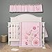 1 PCs Pink Embroidery Bird Nursery Crib Window Valance Baby Girl Toddler Girl Children Room Decorative Window Valance (Window Valance)