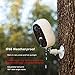 Security Camera Outdoor, COOAU Wireless Rechargeable Battery Powered Home Cameras, 1080P WiFi Indoor Surveillance Camera with Night Vision, 2-Way Audio, IP65 Waterproof, Encrypted SD/Cloud Storage