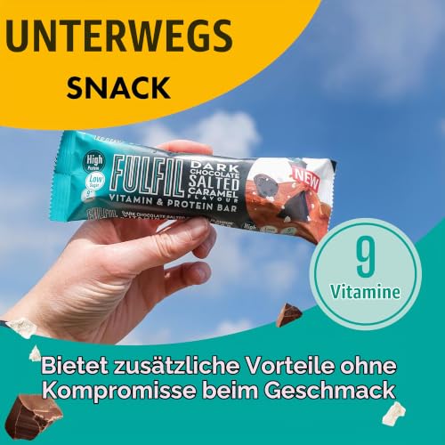 Fulfil Vitamin & Protein Bar 15X55G Dark Choc Salted Caramel – Ansicht 5