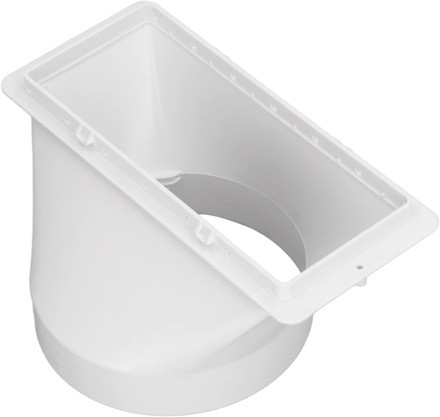 Air Conditioner Exhaust Hose Connector, 5in Diameter AC Rectangular Coupler Portable Exhaust Duct Interface for 130mm Hose
