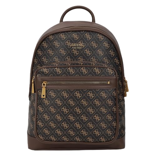 GUESS Keith Designer, mochila, laptop, Marrom, Large