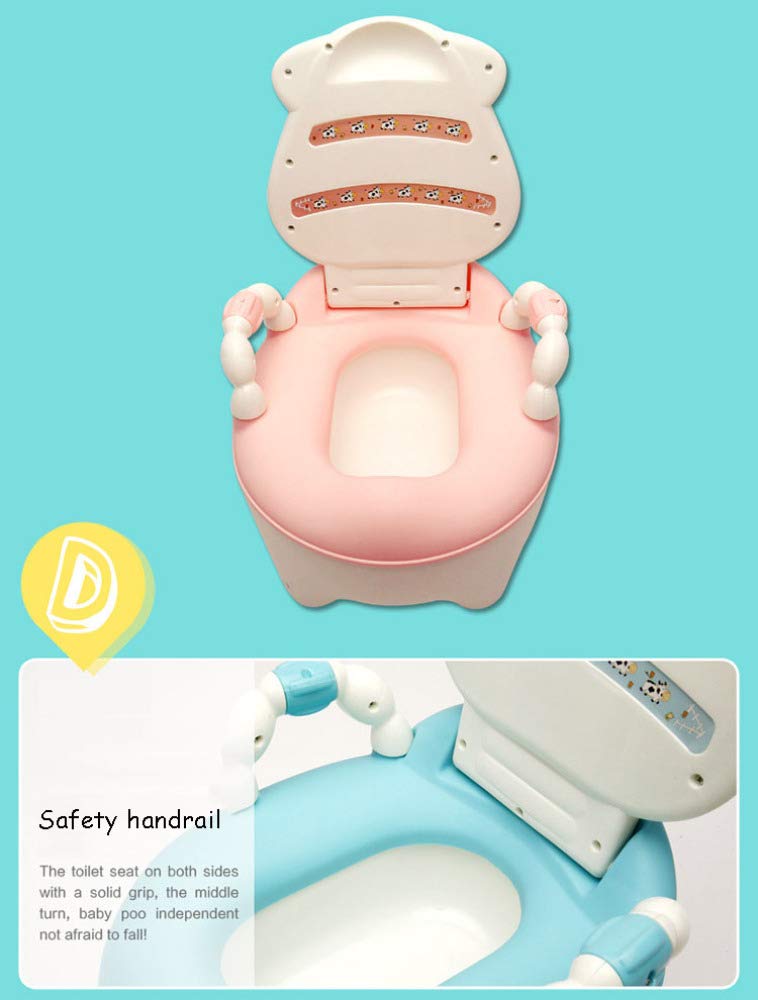 Topfchen Sitz Fir Kinder, Töpfchen Stuhl Sitz Für Jungen Und Mädchen Tier Töpfchen Kuh Blau,Pink