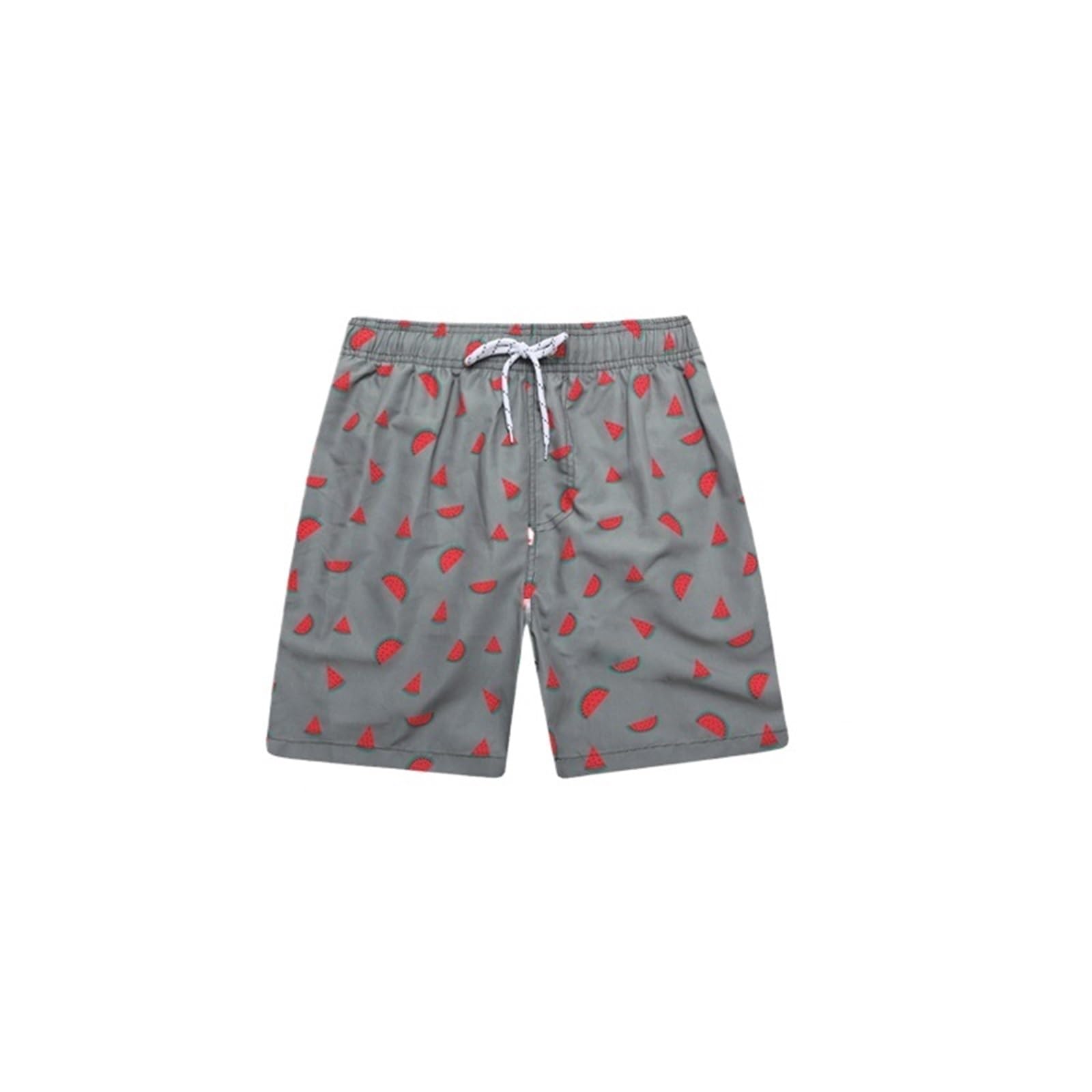 Pantaloncini Estivi da Uomo Classici in Poliestere ad Asciugatura Rapida con Fodera in Rete Traspirante per Nuotare, Fare Surf(Comouflage,M)