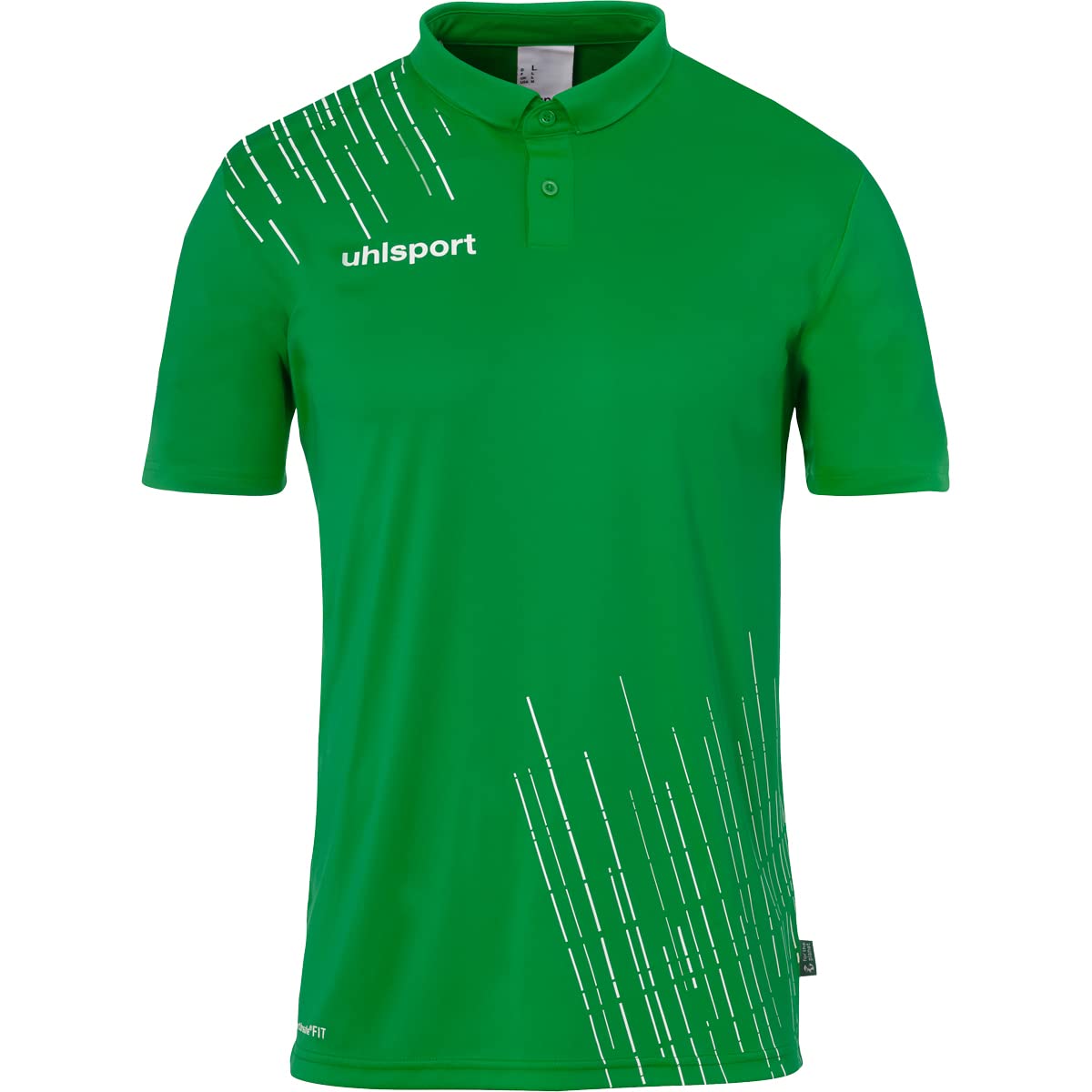 uhlsport Men's Sports Polo Shirt, Green/White, L