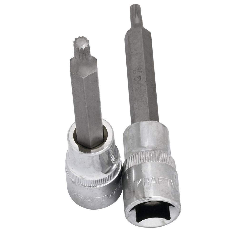 Kraftwerk 328006 1/2 inch multi-tooth bit socket M6