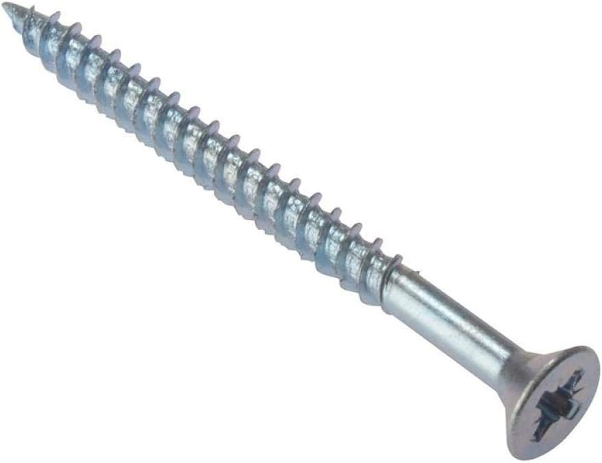 ForgeFix General-Purpose Twin Thread Screws | 5/8" x 4 | Zinc Plated | Box 200