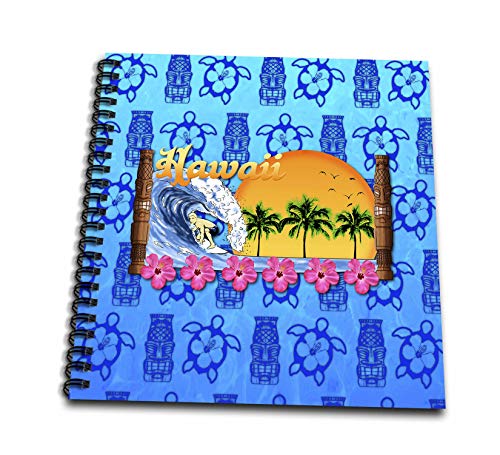 Surf à Hawaï motif hawaïen pour ce livre de souvenirs de vacances à la plage