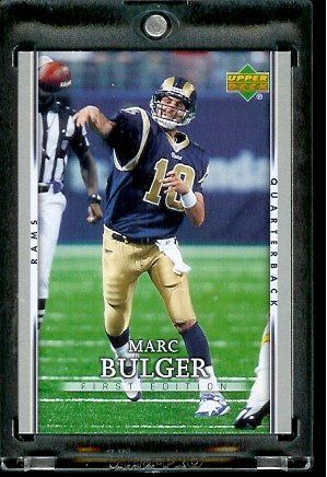 Amazon.com: 2007 Upper Deck First Edition #86 Marc Bulger St. Louis Rams Football  Card : Everything Else