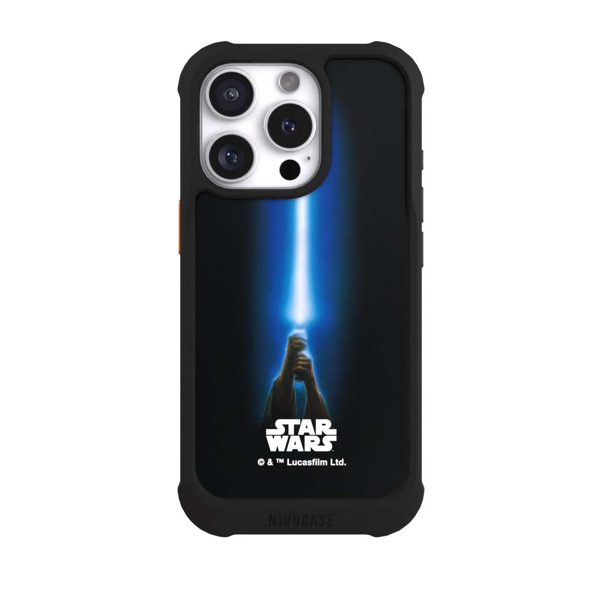 Coque iPhone 16 Pro antichoc MagSafe noire Star Wars NIVOmax